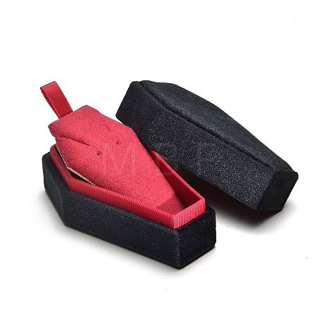 Halloween Theme Velvet Necklace Boxes PW-WG81153-02-1