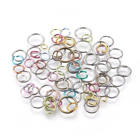 Aluminum and Iron Open Jump Rings X-FIND-XCP0002-01-1
