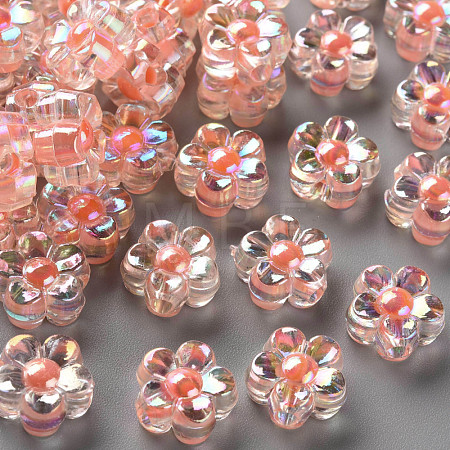 Transparent Acrylic Beads TACR-S152-06B-SS2109-1