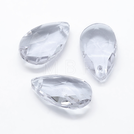 Faceted Glass Pendants GLAA-F069-L-A01-1