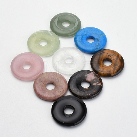 Natural Gemstone Pendants G-S282-21-1