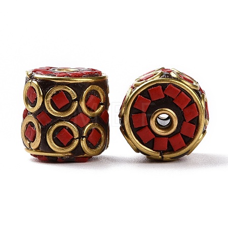 Handmade Indonesia Beads KK-G454-08G-02-1