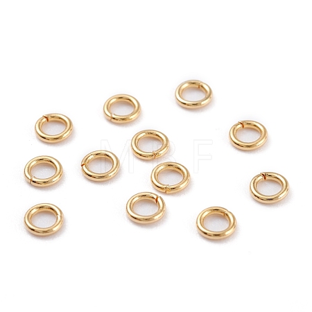 304 Stainless Steel Open Jump Rings STAS-R060-6x0.7-1