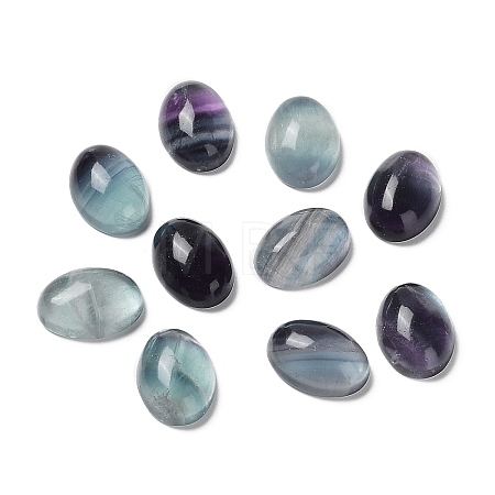 Natural Fluorite Cabochons G-H288-01D-1
