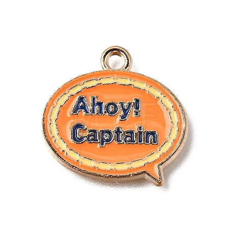 Alloy with Enamel Pendants AL-CBA9E11-03KCG-04-1
