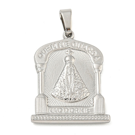 Non-Tarnish 304 Stainless Steel Pendants STAS-B071-02H-16P-1