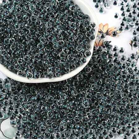 Transparent Inside Colours Glass Seed Beads X1-SEED-A032-04R-1