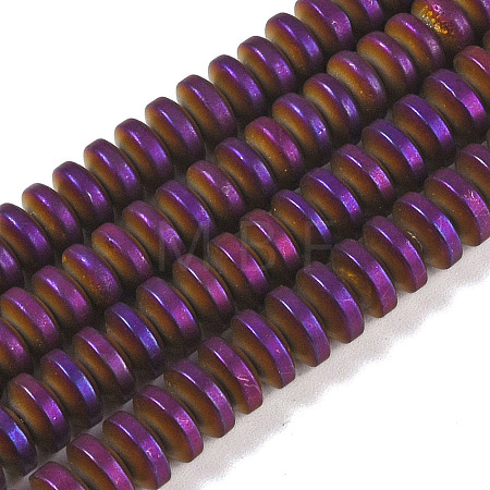Electroplated Synthetic Non-magnetic Hematite Beads Strands G-E618-08H-1
