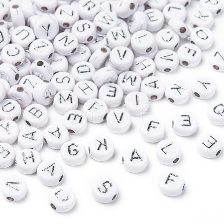 Plating Acrylic Beads PACR-YW0001-08P-1
