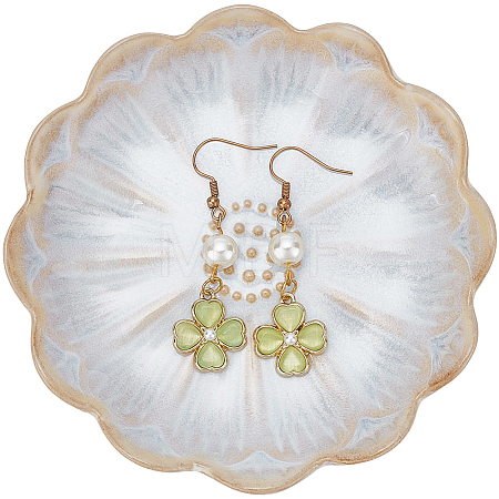 1Pc Porcelain Snack Plate AJEW-SP0006-04C-1