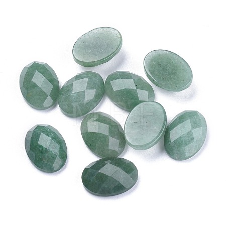 Natural Green Aventurine Cabochons G-G760-A03-1