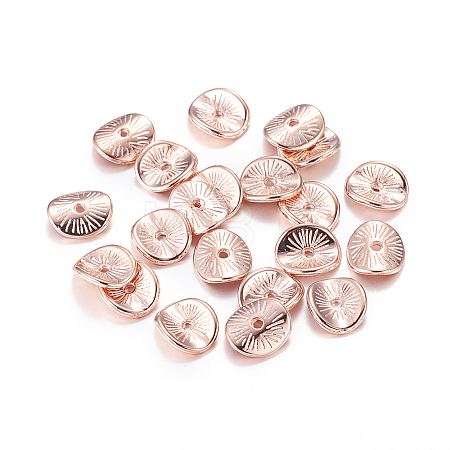 Tibetan Style Alloy Wavy Spacer Beads LS-TIBEP-A11067-RG-FF-1