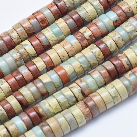 Natural Aqua Terra Jasper Beads Strands G-E444-17-8mm-1