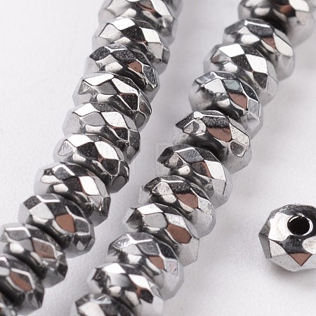 Non-magnetic Synthetic Hematite Beads Strands X-G-A140-10-1