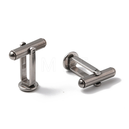 304 Stainless Steel Cuff Buttons STAS-L262-39A-P-1
