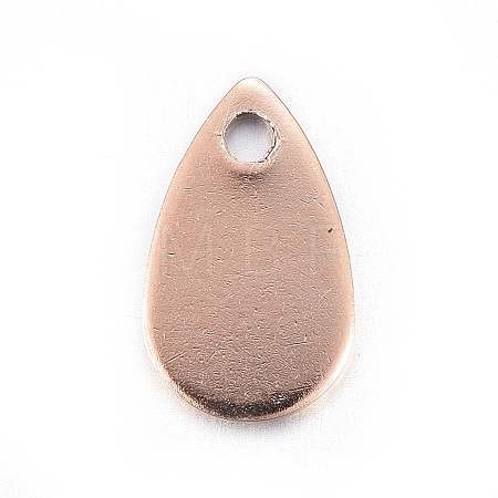 Ion Plating(IP) Stainless Steel Charms X-STAS-L211-02B-RG-1