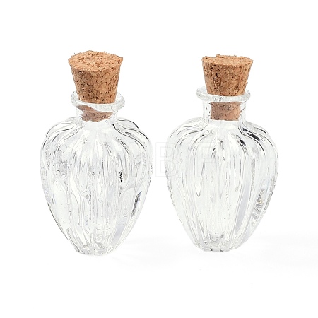 Glass Cork Bottles AJEW-O032-05A-1