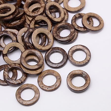 Wood Jewelry Findings Coconut Linking Rings COCO-O006C-12-1