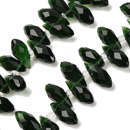 Crystal Glass Beads Strands GLAA-D033-36-1
