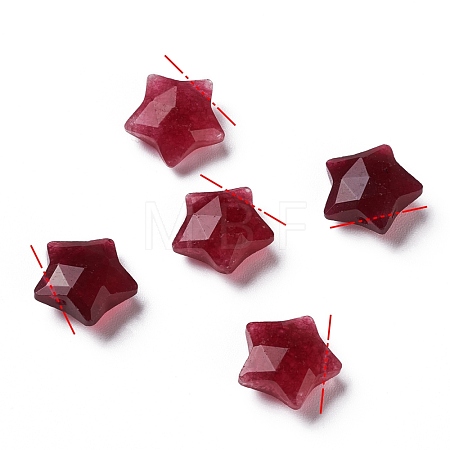 Natural Red Jade Charms G-H241-04H-1