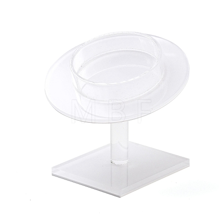 Organic Glass Single Bracelet Display Riser Stands BDIS-Q027-02-1