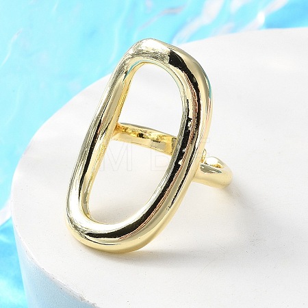 Brass Open Cuff Rings RJEW-Q778-19G-1