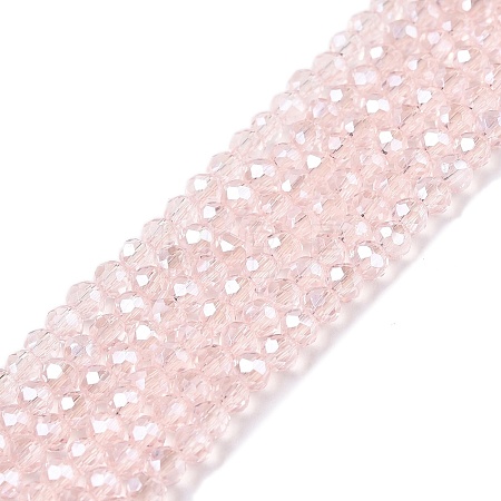 Electroplate Glass Beads Strands EGLA-A044-T1mm-A22-1