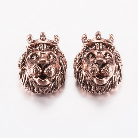 Tibetan Style Alloy Beads PALLOY-F200-08ARG-1