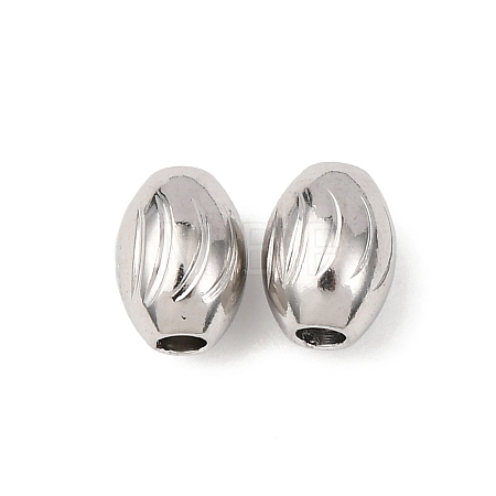 Textured 304 Stainless Steel Beads STAS-I358-11P-01-1