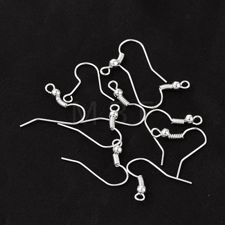 Earring Jewelry Findings Iron Silver Color Plated Earring Hooks X-E135-S-1