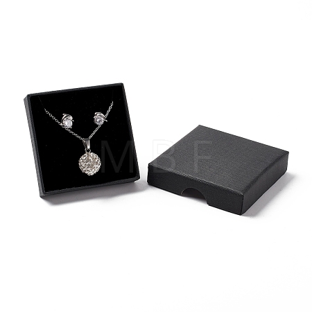 Paper with Sponge Mat Necklace Boxes OBOX-G018-01A-02-1