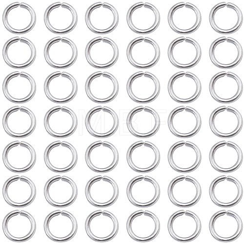 SOFPLATE 304 3000pcs Stainless Steel Open Jump Rings STAS-SP0001-63C-1