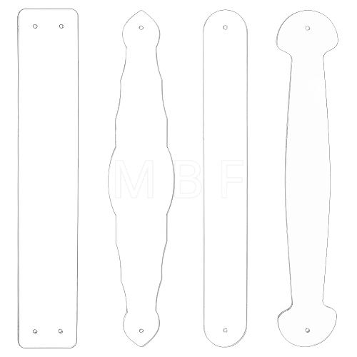 DIY Leather Purse Handle Acrylic Templates FIND-WH0420-105A-1