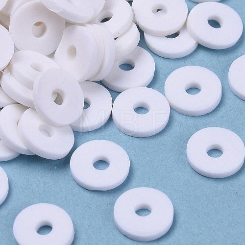 Handmade Polymer Clay Beads CLAY-R067-8.0mm-B17-1