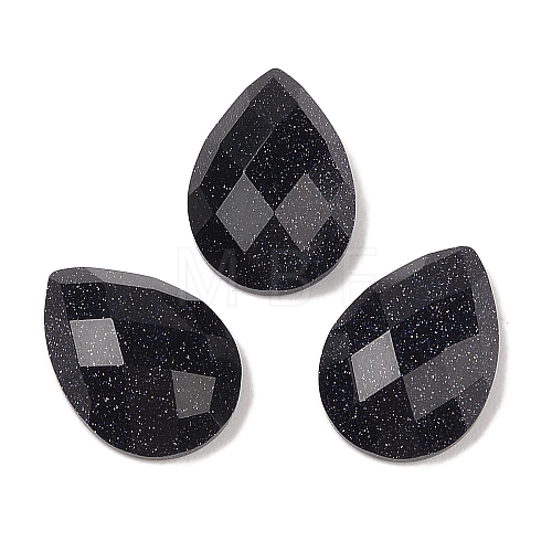 Synthetic Blue Goldstone Cabochons G-C146-04G-1