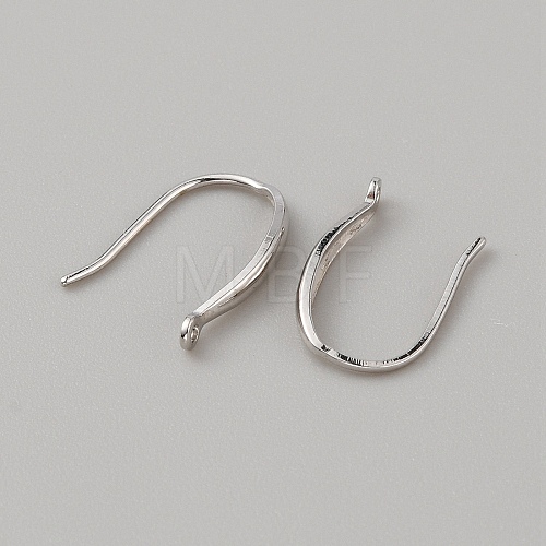 Sterling Silver Earring Hooks STER-WH0013-01-1