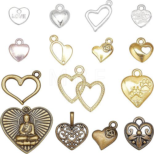 SUPERFINDINGS Tibetan Style Alloy Pendants TIBEP-FH0001-05-1