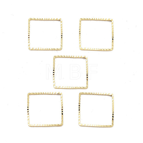 Brass Beads Frames KK-M288-01G-E-1