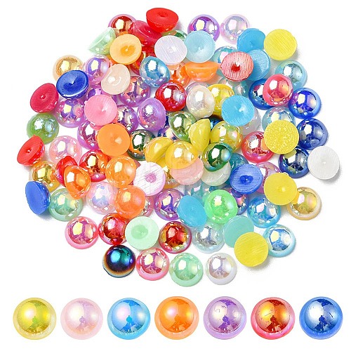 ABS Imitation Pearl Cabochons OACR-YW0001-48-1