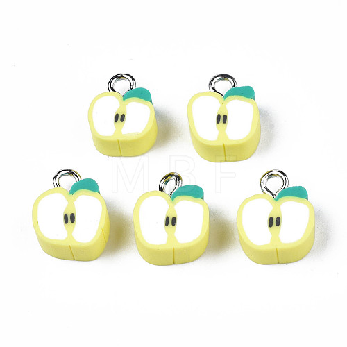 Handmade Polymer Clay Charms CLAY-N006-42-1