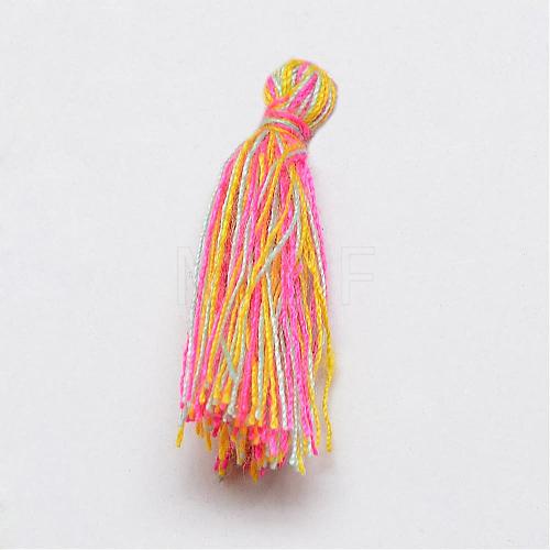 Handmade Polycotton(Polyester Cotton) Tassel Decorations OCOR-Q024-67-1