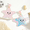 Acrylic Dangle Stud Earrings FS-WG592B9-06-1