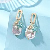 Natural Keshi Pearl Stud Dangle Earrings EJEW-JE07224-1