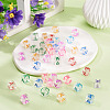 50Pcs Acrylic European Beads MACR-TADJ0001-13A-6