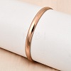 304 Stainless Steel Plain Bangles for Women Men BJEW-Z167-01M-01-2
