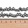 Electroplated Shell Pearl Beads Strands BSHE-B009-A01-5x8mm-02-3