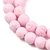 Dyed Synthetic Lava Rock Beads Strands GG-CBAAE19-06B-06-3