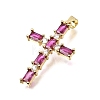 Brass Pave Cubic Zirconia Pendants CU-CBAE7DF-11G-D06-2