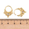 Rack Plating Brass Cubic Zirconia Earrings EJEW-S219-11G-3
