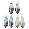 Natural Flower Amazonite Pendants G-K381-16C-1